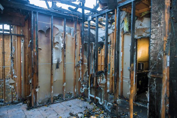 Professional Fire Damage Removal technician working in Algood, TN
